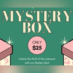 A box of new and like new clothing and accessories for $25. Worth over $150.